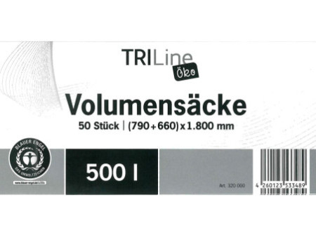 Secolan Sac poubelle écologique TRILine, 500 litres