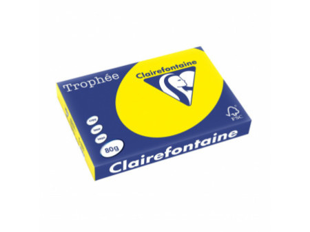 Clairefontaine Papier universel Trophée, A3, jaune soleil