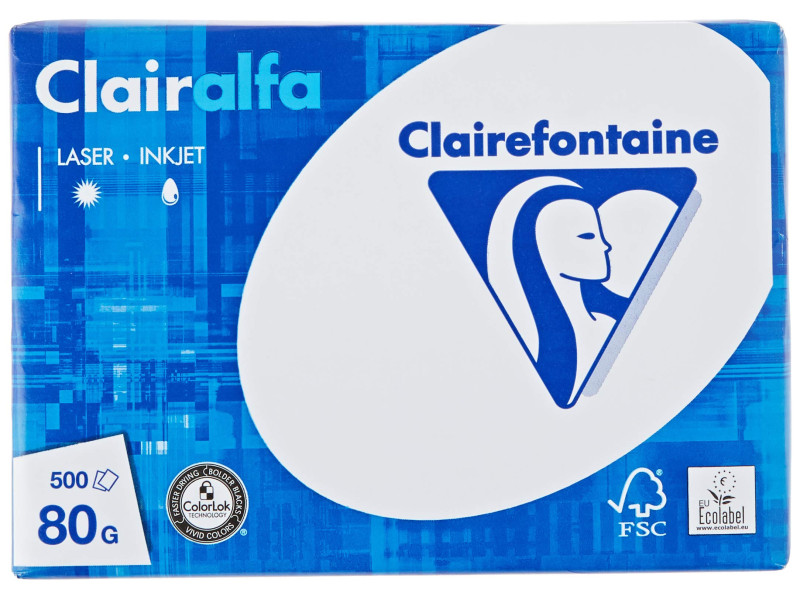 Clairefontaine Papier multifonction, A5, extra blanc
