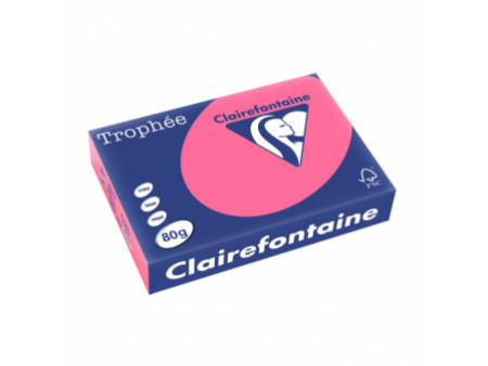 Clairefontaine Papier universel Trophée, A4, rose fuchsia