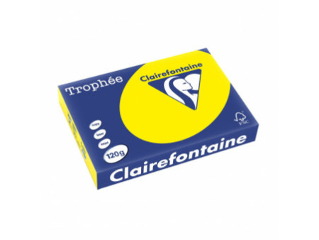 Clairefontaine Papier universel Trophée A4, jaune soleil
