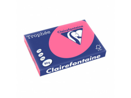 Clairefontaine Papier universel Trophée A3, rose fuchsia