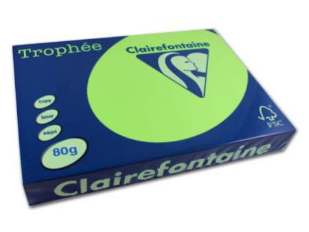 Clairefontaine Papier universel Trophée, A4, vert fluo