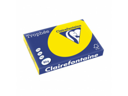 Clairefontaine Papier universel Trophée, A3, jaune fluo