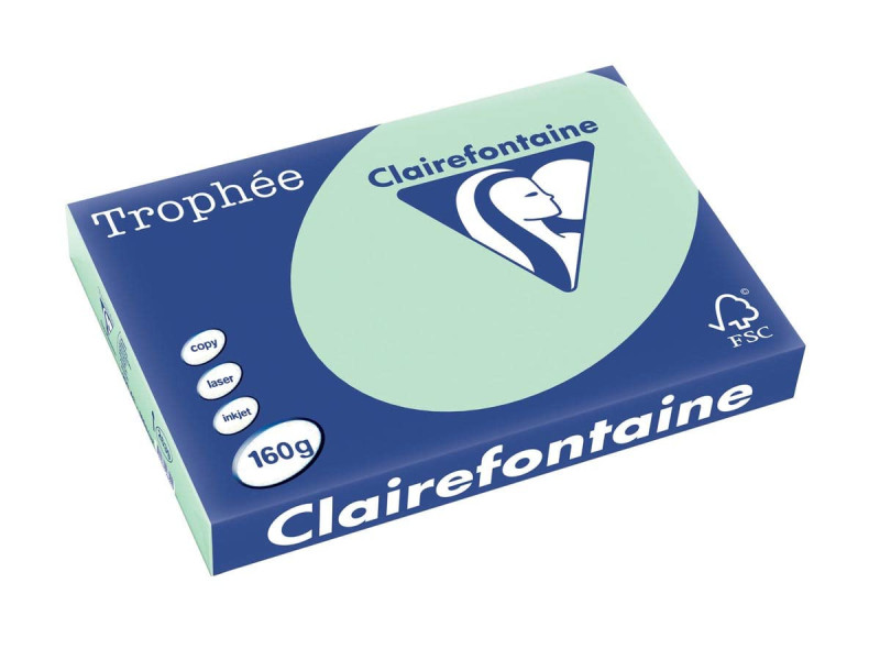 Clairefontaine Papier universel Trophée, A3, vert clair