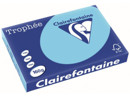 Clairefontaine Papier universel Trophée, A3, bleu alizé