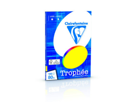 Clairefontaine Papier universel Trophée, A4, assorti intense