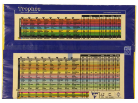 Clairefontaine Papier universel Trophée, A4, jaune tournesol