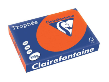 Clairefontaine Papier universel Trophée A4, rouge cardinal