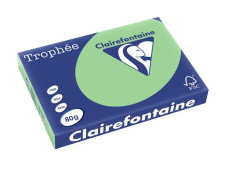 Clairefontaine Papier universel Trophée, A3, vert nature