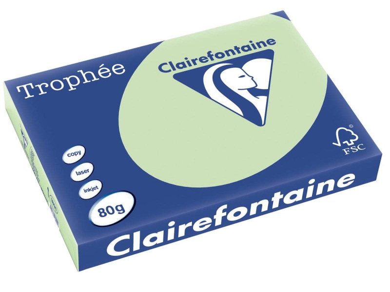 Clairefontaine Papier universel Trophée, A3, vert golf