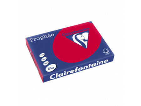 Clairefontaine Papier universel Trophée, A3, rouge groseille