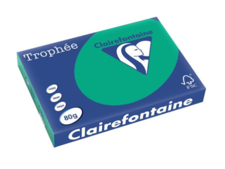Clairefontaine Papier universel Trophée, A3, vert sapin