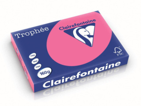 Clairefontaine Papier universel Trophée, A3, rose fuchsia