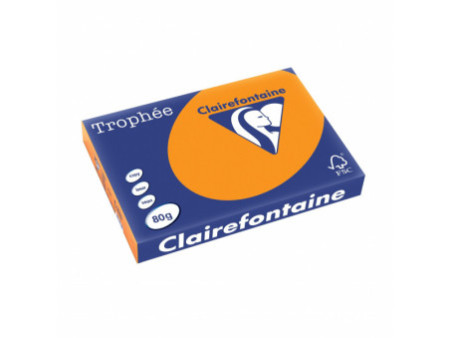 Clairefontaine Papier universel Trophée, A3, orange fluo
