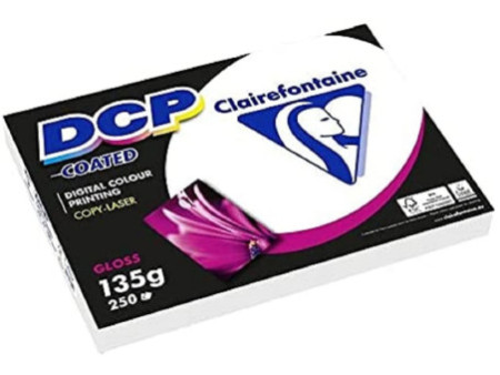 Clairefontaine Papier laser DCP Coated Gloss, A4, 135 g/m2
