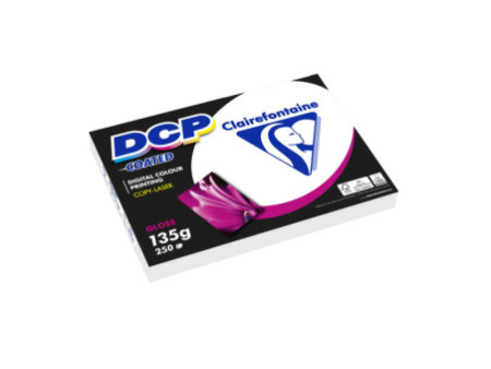 Clairefontaine Papier laser DCP Coated Gloss, A3, 135 g/m2