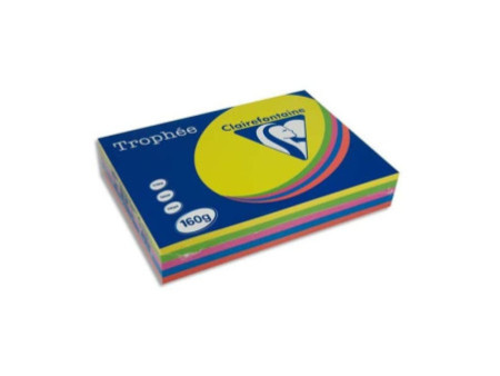 Clairefontaine Papier universel Trophée, A4, assorti intense