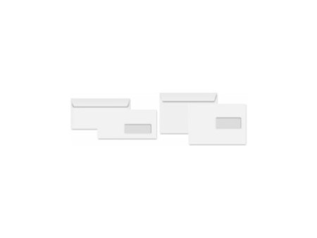 Clairefontaine Enveloppes DL, 110 x 220 mm, blanc