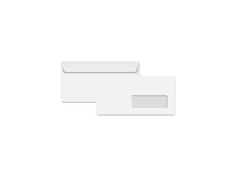 Clairefontaine Enveloppes DL, 110 x 220 mm, avec fenêtre