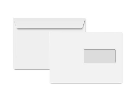 Clairefontaine Enveloppe C6/5, 114 x 229 mm, avec fenêtre