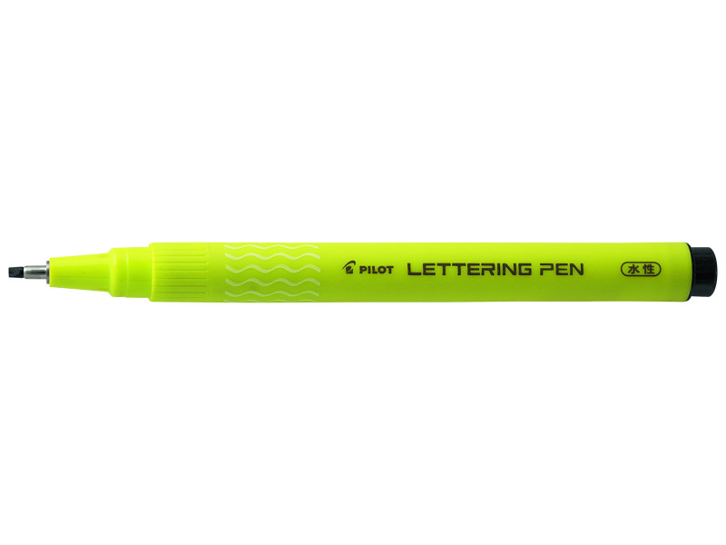 PILOT Feutre de calligraphie LETTERING PEN 20, noir
