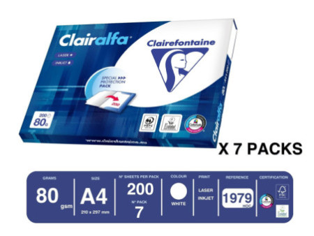 Clairefontaine Papier multifonction, A4, extra blanc