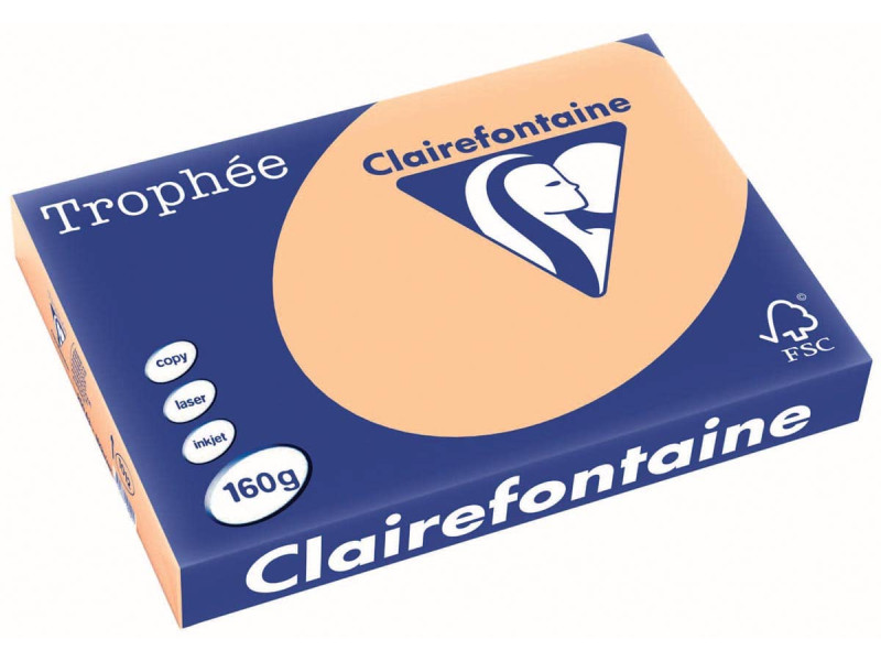 Clairefontaine Papier universel Trophée, A3, abricot