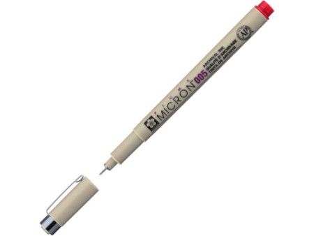 SAKURA Feutre PIGMA MICRON 005, rouge