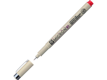 SAKURA Feutre PIGMA MICRON 01, rouge