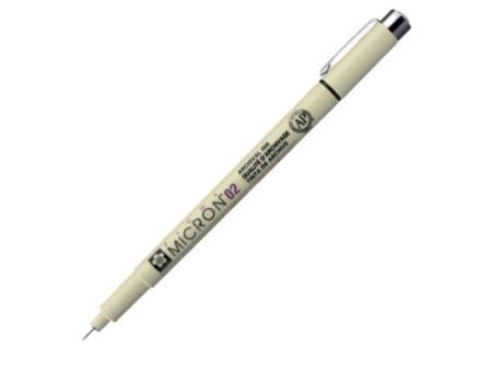 SAKURA Feutre fineliner PIGMA MICRON 02, noir