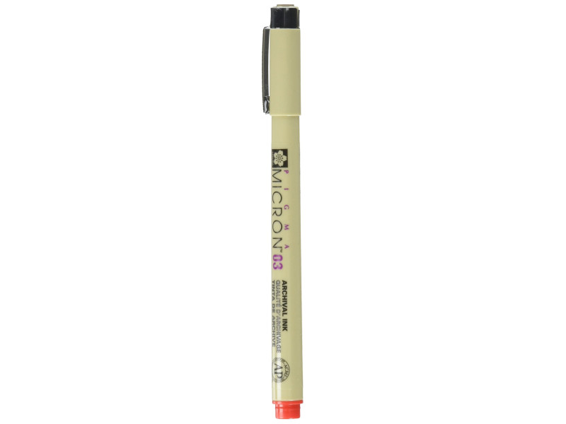 SAKURA Feutre PIGMA MICRON 03, rouge