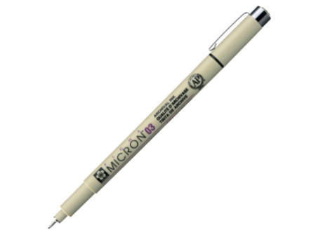 SAKURA Feutre fineliner PIGMA MICRON 03, noir