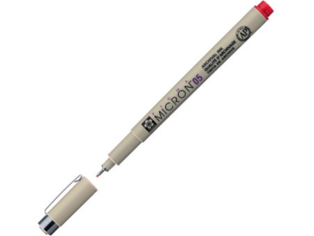 SAKURA Feutre PIGMA MICRON 05, rouge