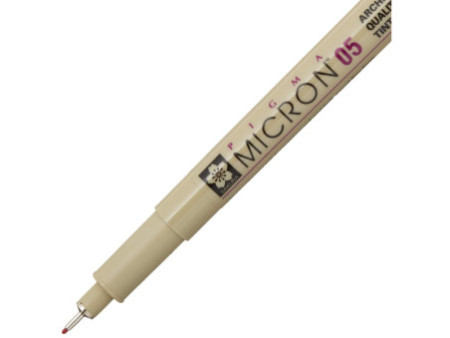 SAKURA Feutre PIGMA MICRON 05, rouge rose