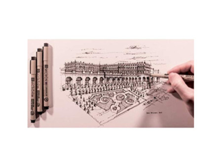 SAKURA Stylo feutre PIGMA MICRON 05, étui de 9