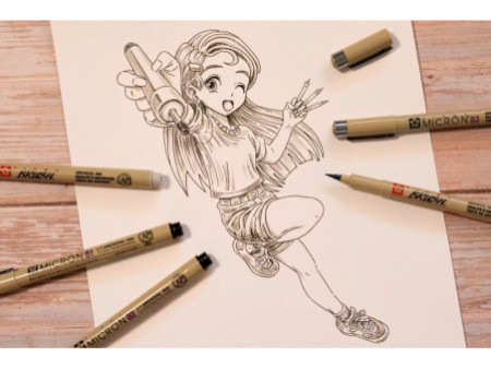 SAKURA Kit Manga PIGMA, étui de 6