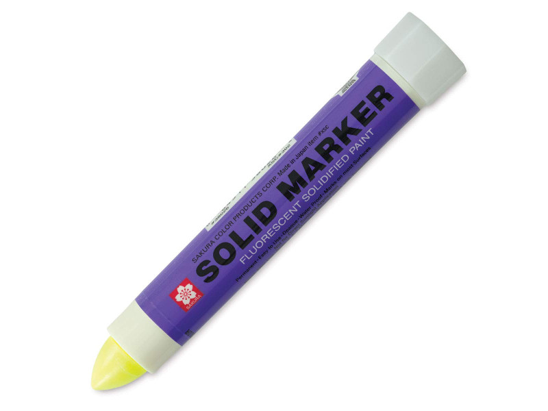 SAKURA Marqueur industriel 'Solid Marker', jaune fluo