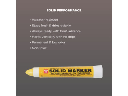 SAKURA Marqueur industriel 'SOLID MARKER LOW TEMPERATURE'