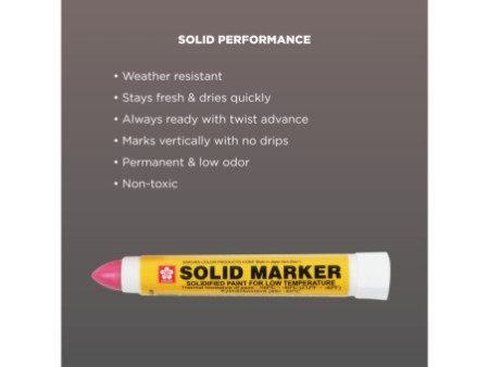 SAKURA Marqueur industriel 'SOLID MARKER LOW TEMPERATURE'