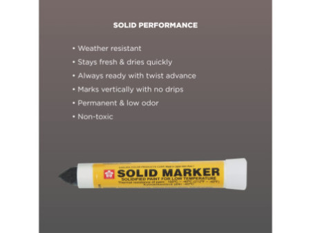 SAKURA Marqueur industriel 'SOLID MARKER LOW TEMPERATURE'