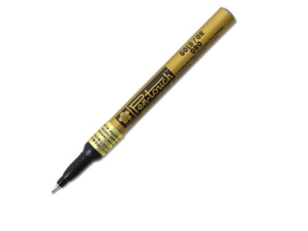 SAKURA Marqueur permanent Pen-Touch Extra Fin, or