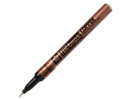 SAKURA Marqueur permanent Pen-Touch Extra Fin, cuivre