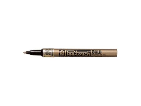 SAKURA Marqueur permanent Pen-Touch Fin, or