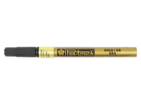 SAKURA Marqueur permanent Pen-Touch Fin, or
