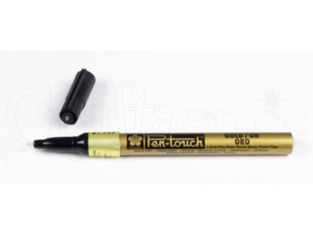 SAKURA Marqueur permanent Pen-Touch Fin, or