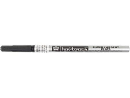 SAKURA Marqueur permanent Pen-Touch Fin, argent