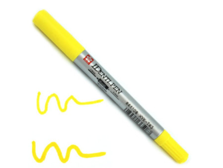 SAKURA Marqueur permanent Identi Pen, jaune