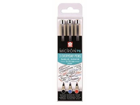 SAKURA Feutre fineliner Pigma Micron PN, kit de 3 Bureau