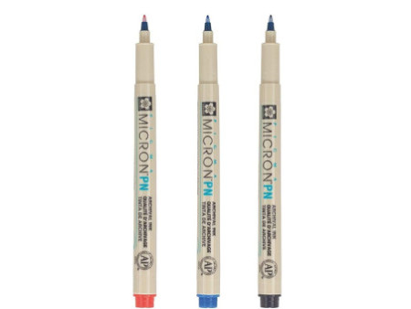 SAKURA Feutre fineliner Pigma Micron PN, kit de 3 Bureau